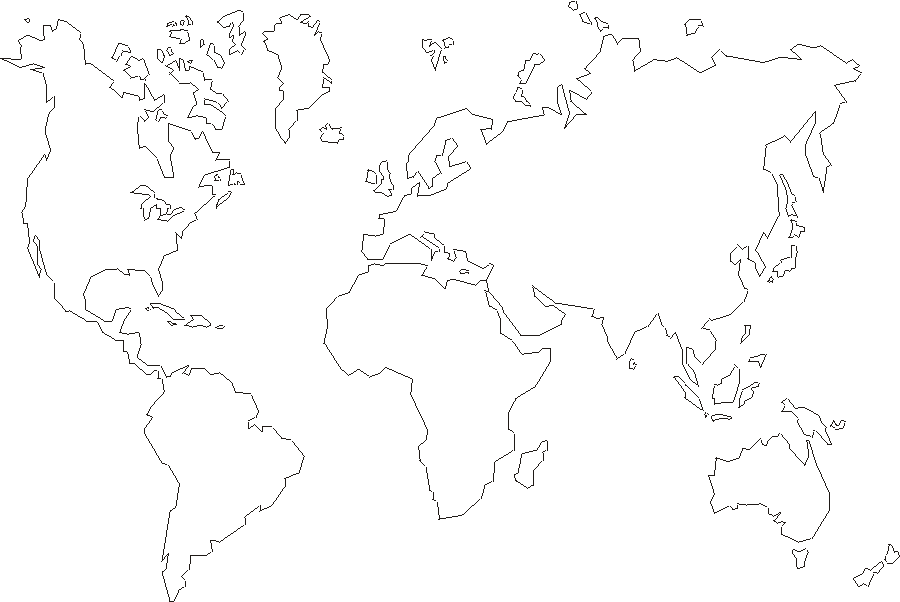 blank world map printable