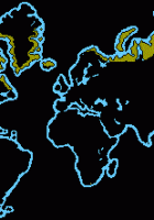 the arctic tundra region is in which continents