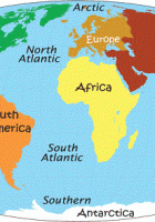 memorize continents and oceans