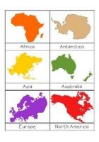 continents and oceans flashcards
