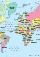 google world maps with countries