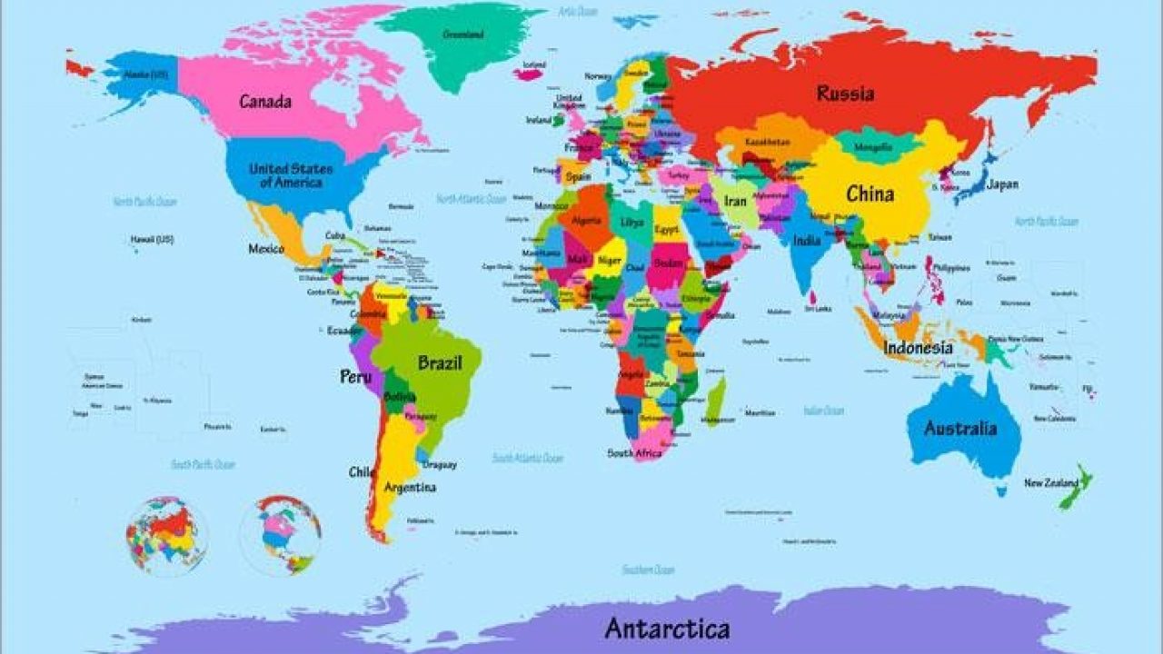 World Map Kids Printable