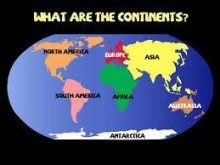 many continents world