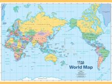 a4 world map printable free