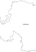 antarctica map outline
