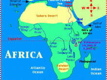 Africa map
