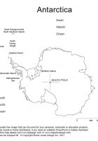 blank map of antarctica printable