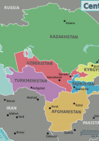 Map of Asia Political