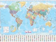 Collins World Wall Laminated Map World Map 0.jpg