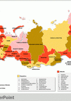 Editable Russia Map