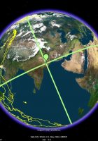 antipodal location of continents and oceans