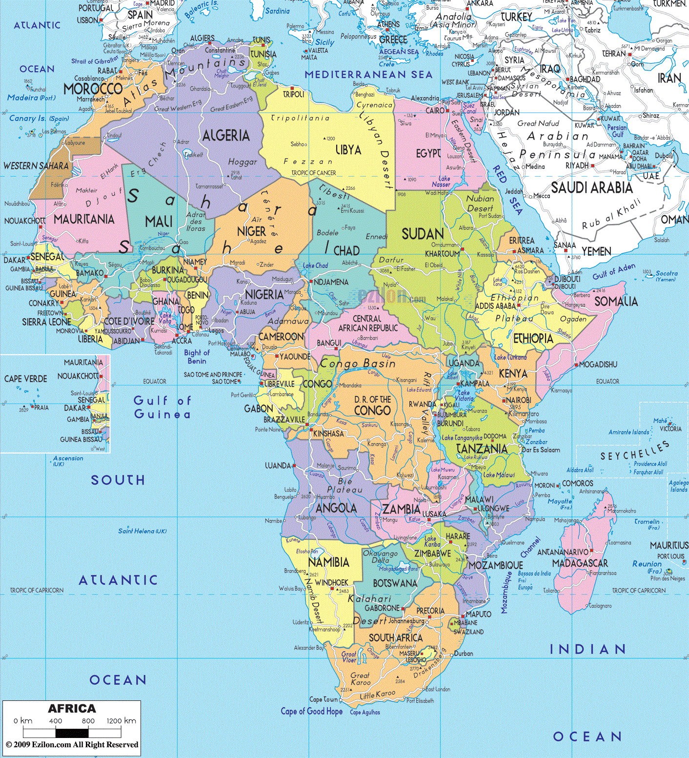 political-map-of-africa-map-pictures