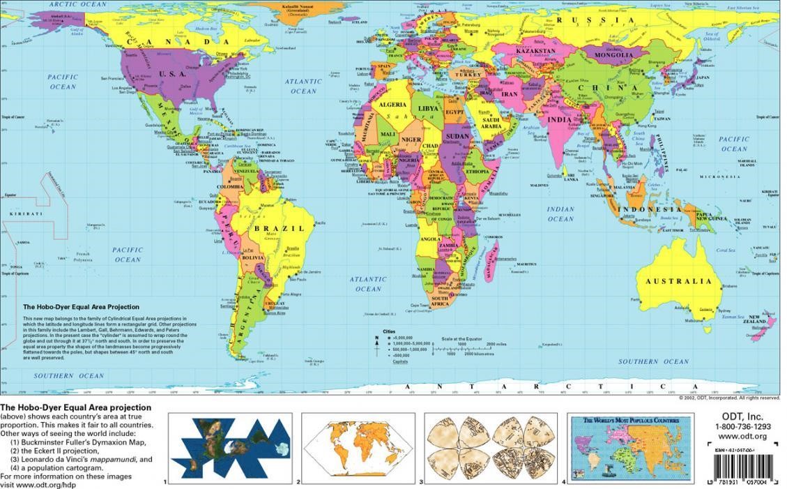 world map kids printable