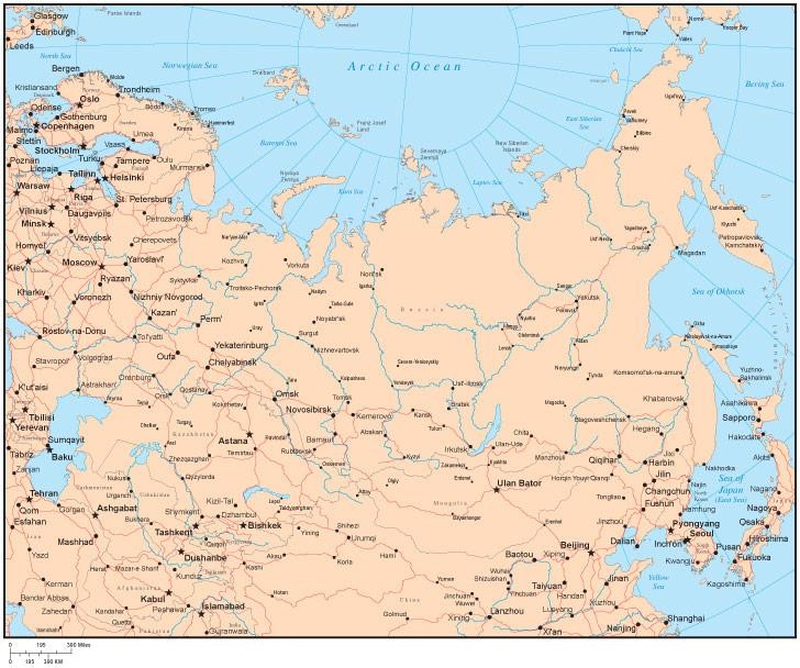 Russian Cities And 50