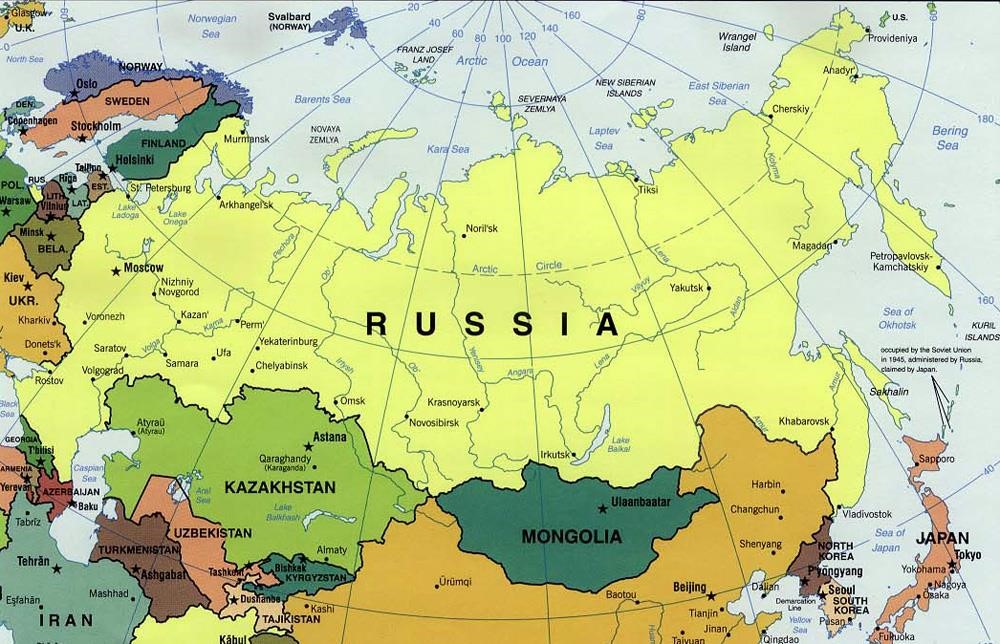 russia and the republics political map Russia And The Republics Political Map russia and the republics political map