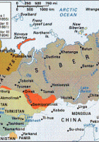 mapa da russia