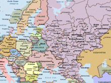 Russia Europe Map