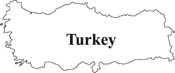 turkey outline maps