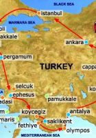 map of turkey