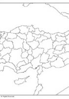 turkey outline maps