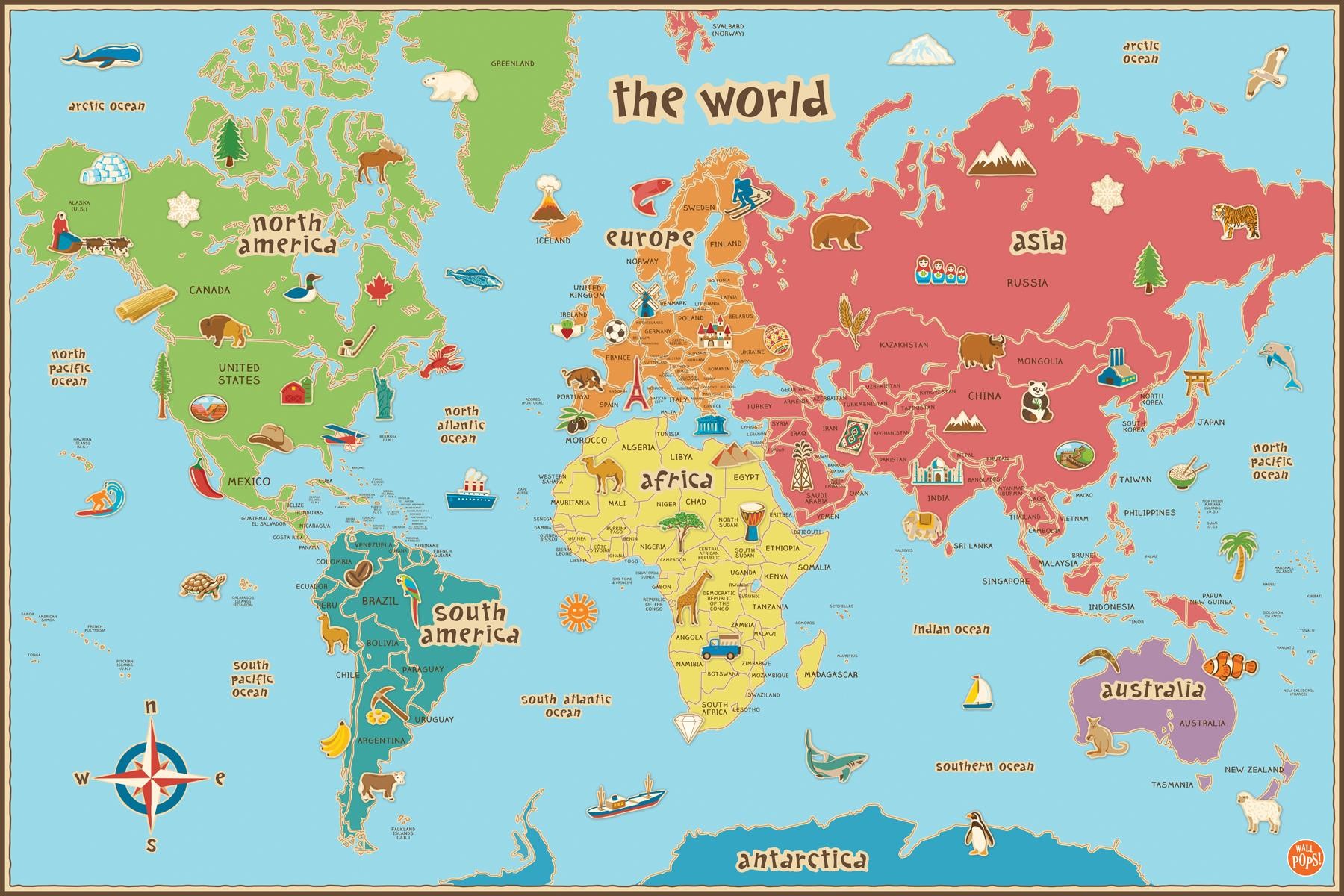 world-map-kids-printable