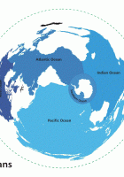 antipodal location of continents and oceans