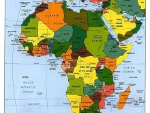 map of african