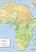 africa political map