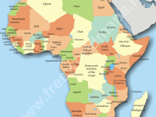 africa political map