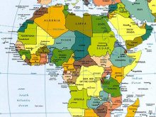 africa political map