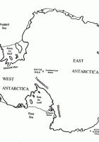 antarctica map outline