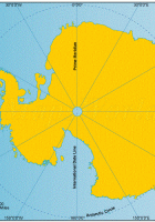 outline map of antarctica continent