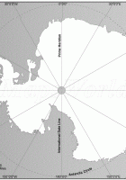outline map of antarctica continent