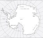 outline map of antarctica continent