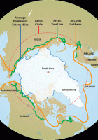 the arctic tundra region is in which continents