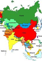continents asia