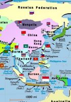 countries the continent of asia