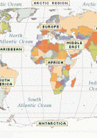 countries continents