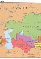 russia and the republics political map