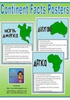 continents oceans information