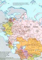 russia and the republics political map