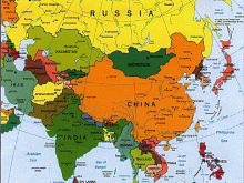 china world map