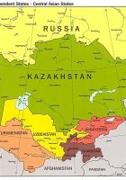 russia and the republics political map