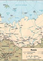 russia and the republics political map