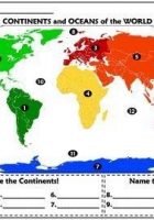 memorize continents and oceans