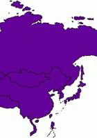 continents asia