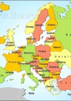 countries the continent of europe