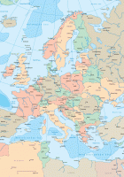 europe political map