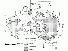 continent has largest percentage desert land