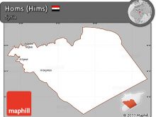 map of homs